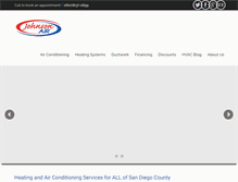 Tablet Screenshot of johnsonairsystems.com